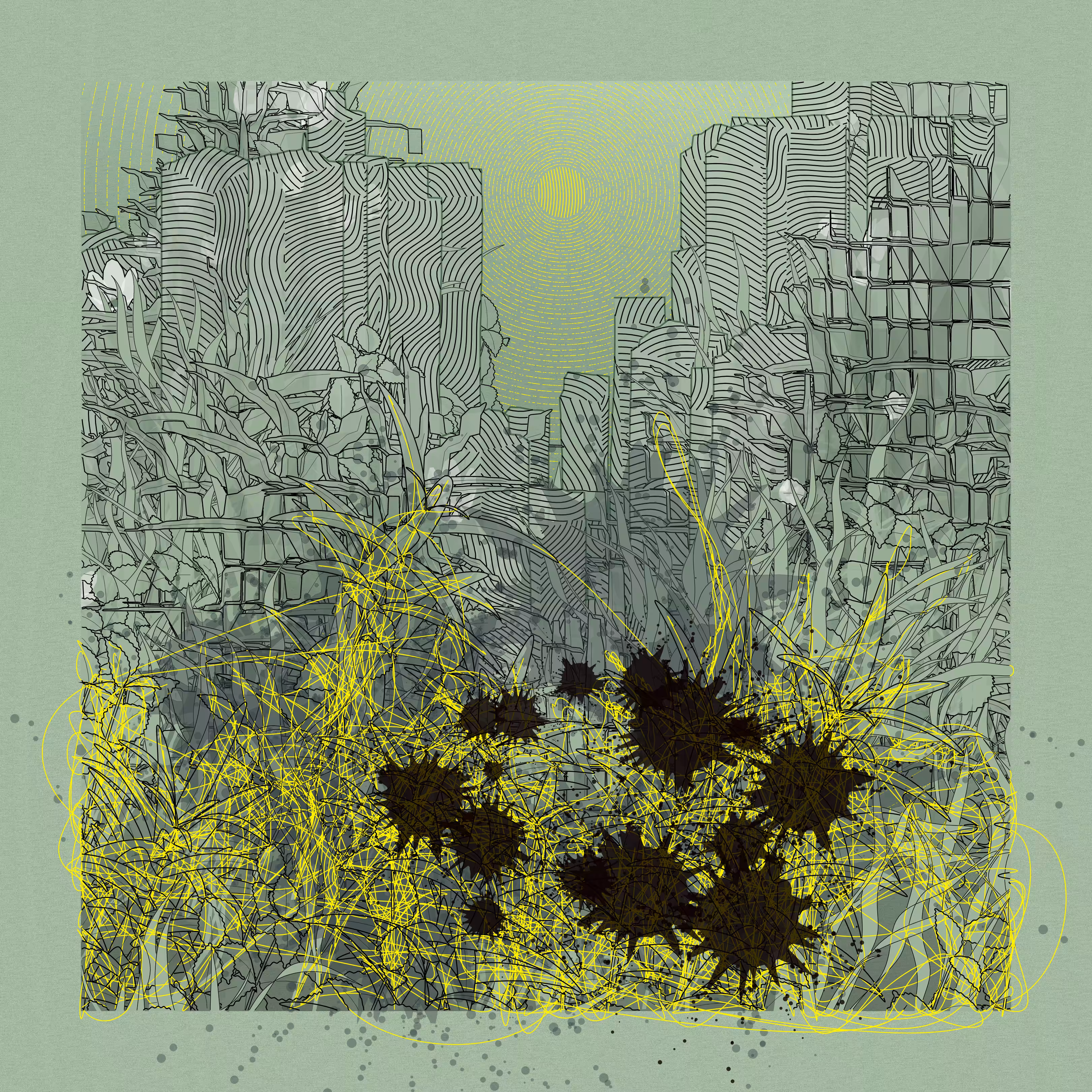 Landscape with Carbon Capture #11036