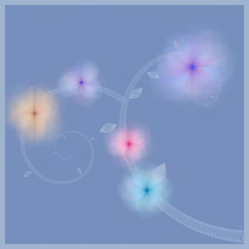 Fairy flower pattern #169