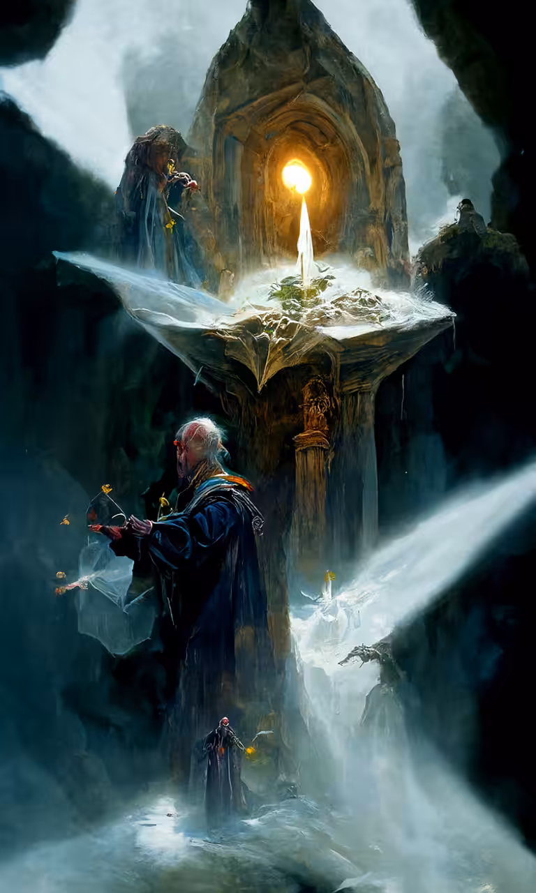 The Sorcerer and the Sacred Light #12