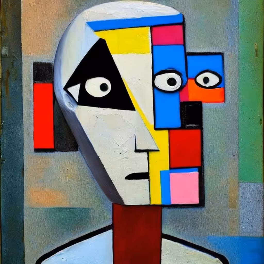 Cubist #4 (Man)