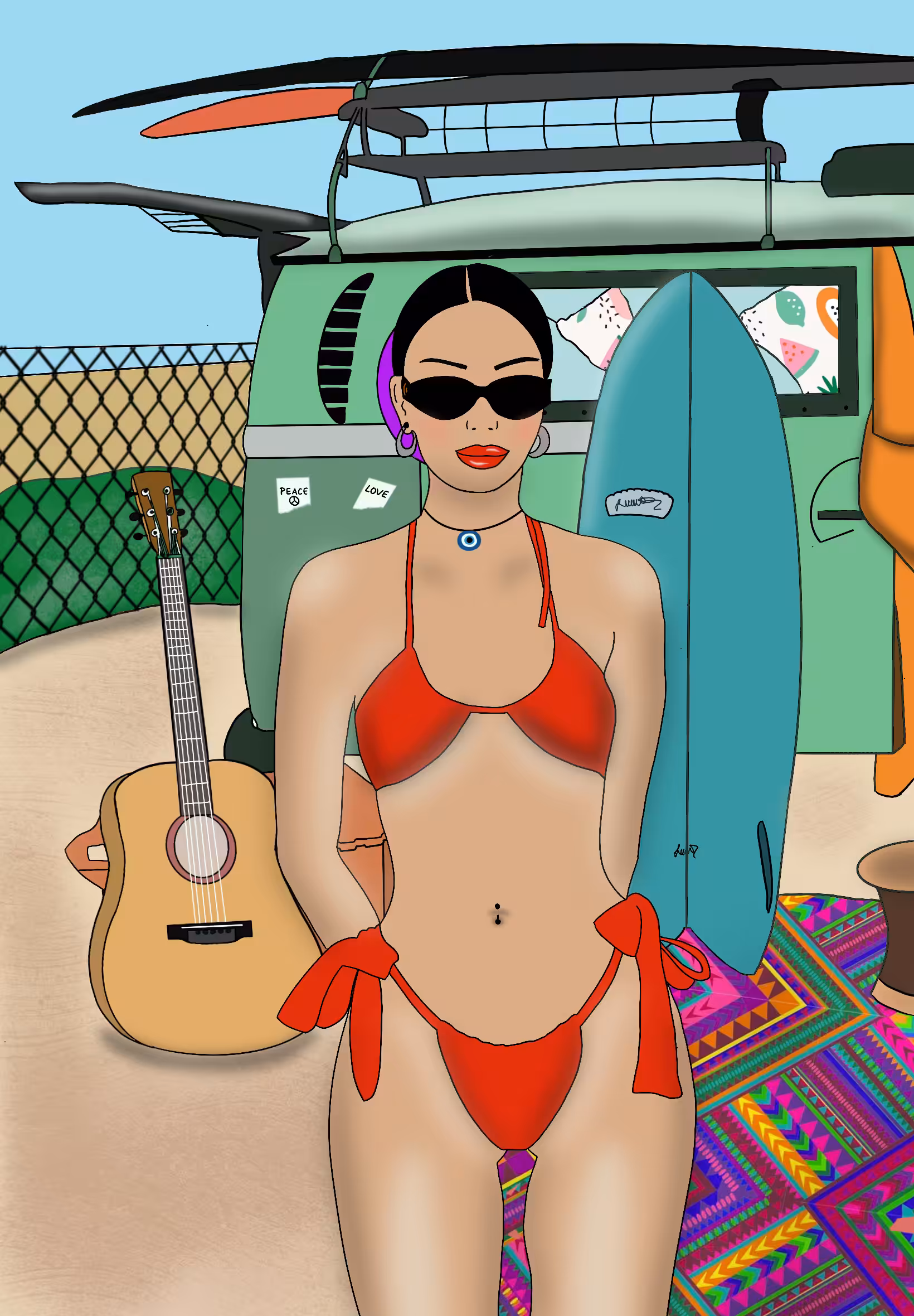 beach please