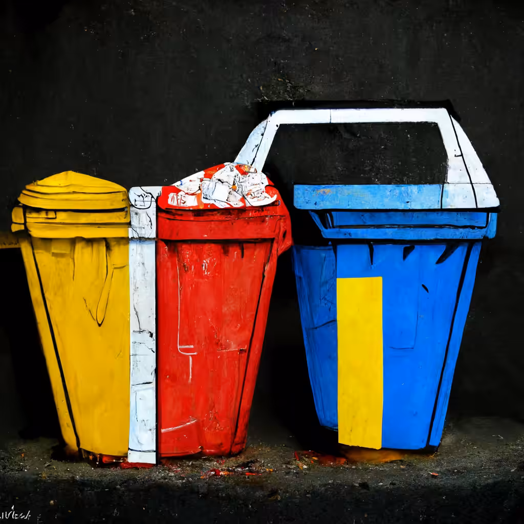 FREE RANGE TRASH #15 - TOTERKISS