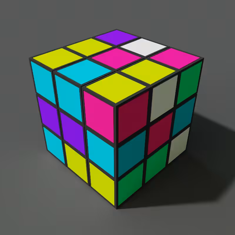 Rubik's cube in Voxel #5