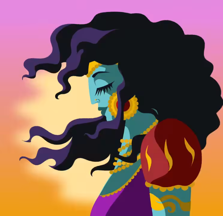 vectorArt: indianBlue