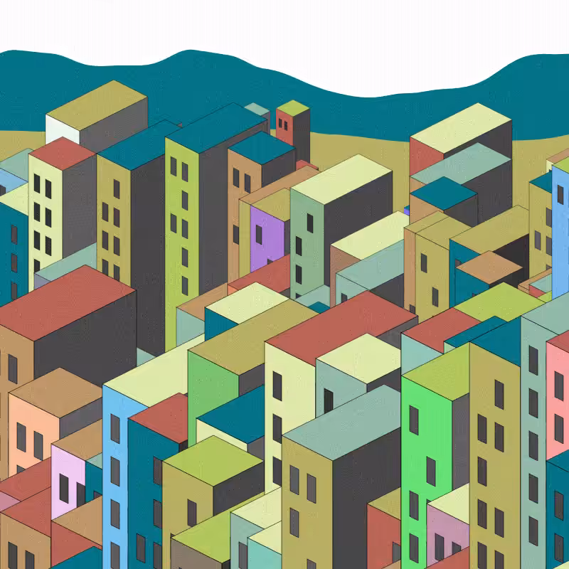 Coloured City #65
