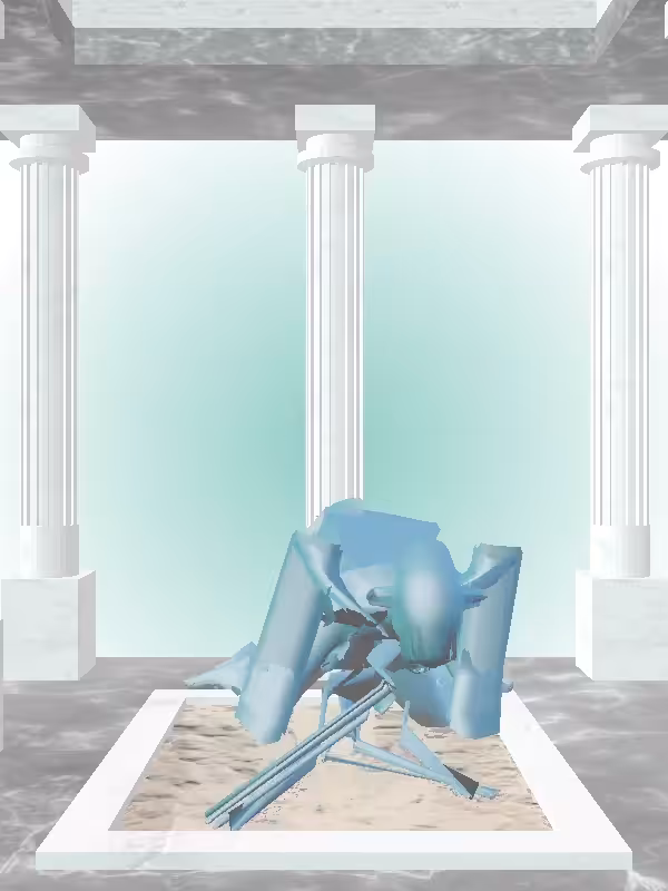 HeavenComputer: The Rising Aqua Green Woman #3752