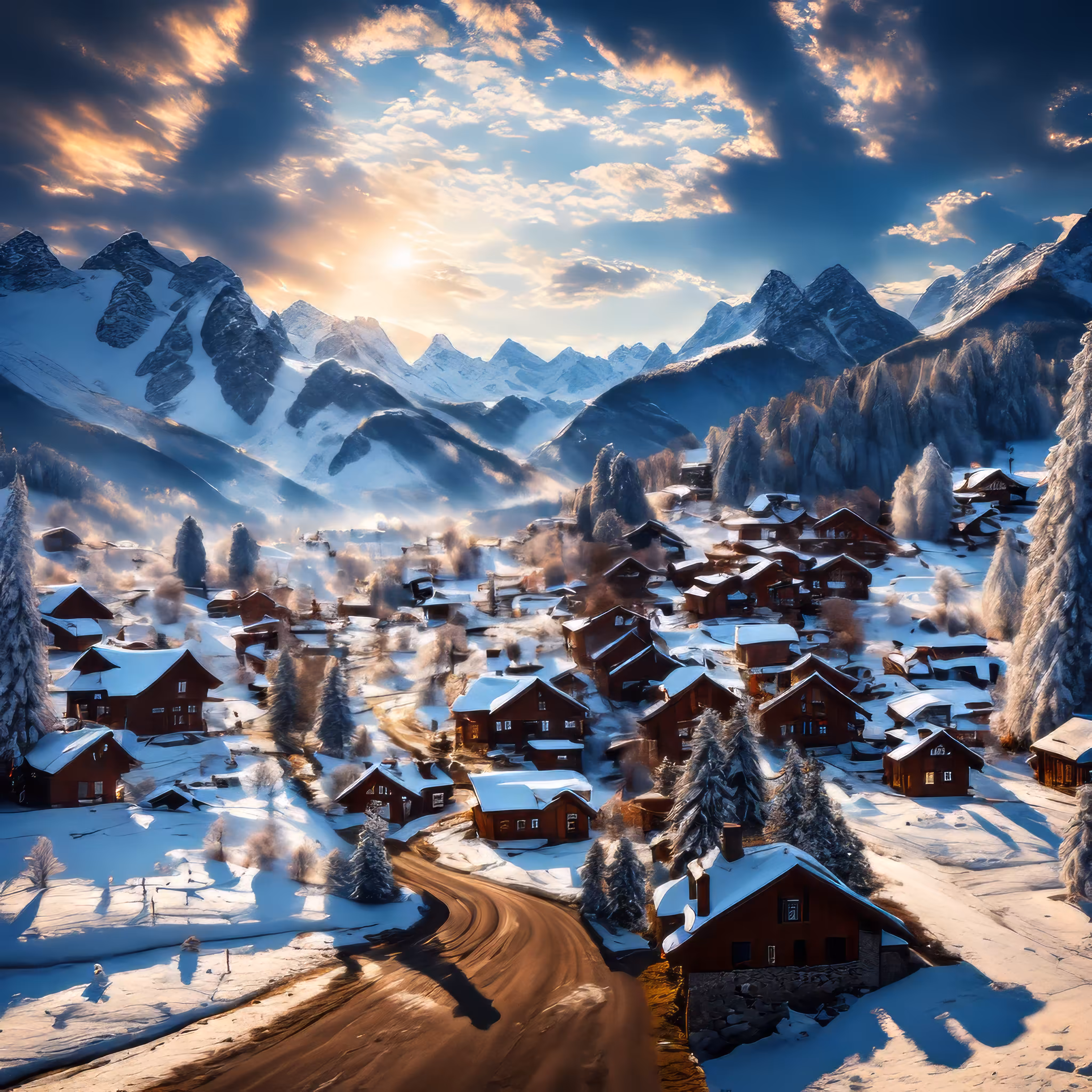 SECRET SCREEN-JOBS SNOW VILLAGE #1