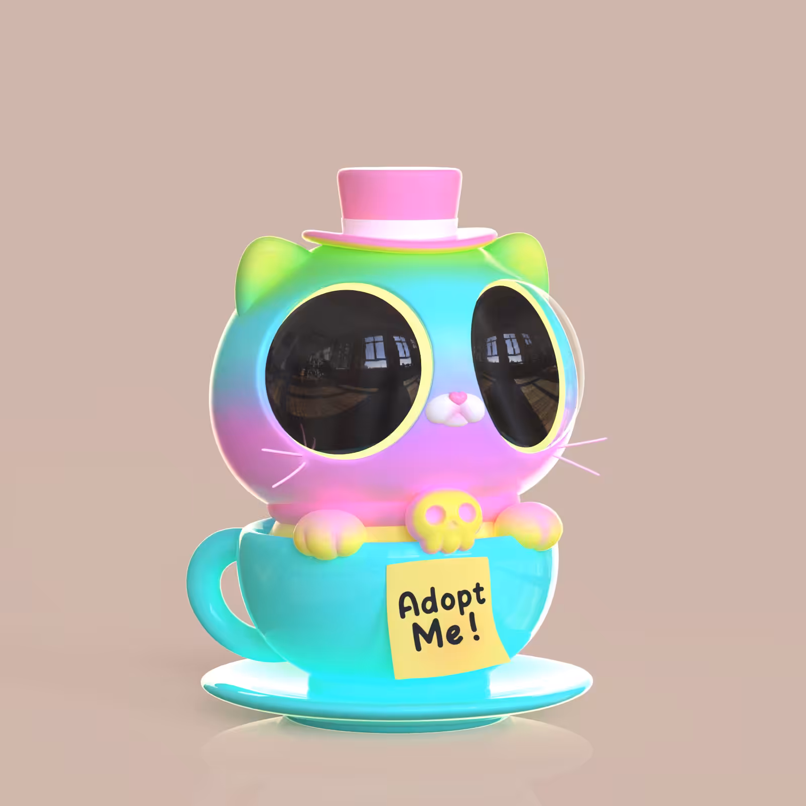 Cupcat #008 Pastel