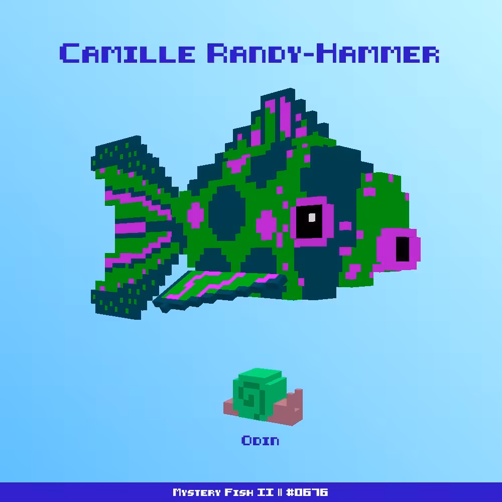 Camille Randy-Hammer :: Mystery Fish 0676/1000 