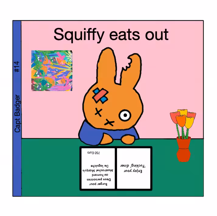 #14 Squiffy eats Out