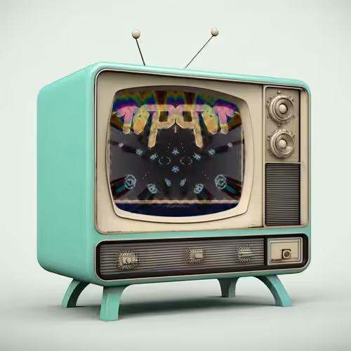 Futuristic Retro TV