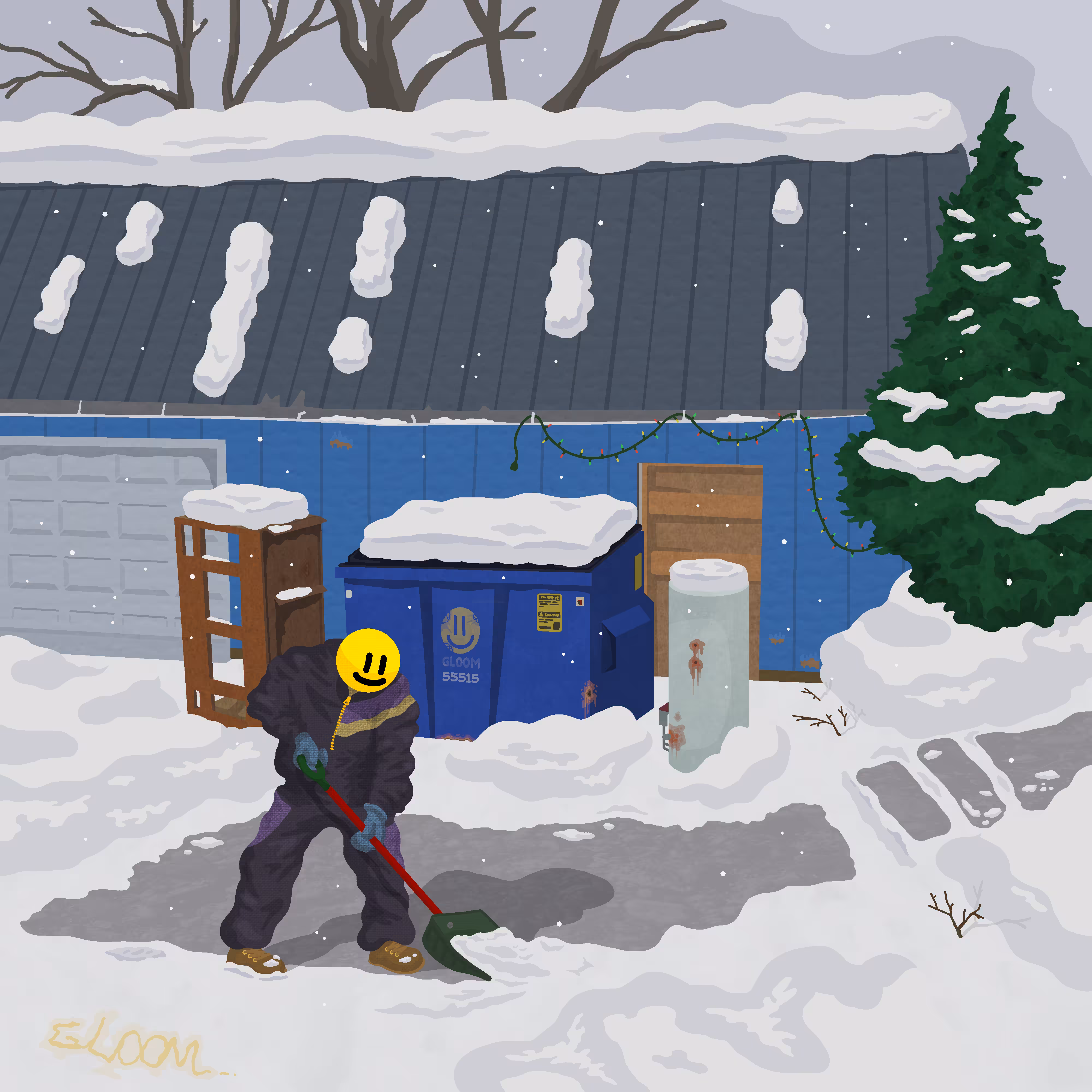 Christmas Eve at the Dumpster