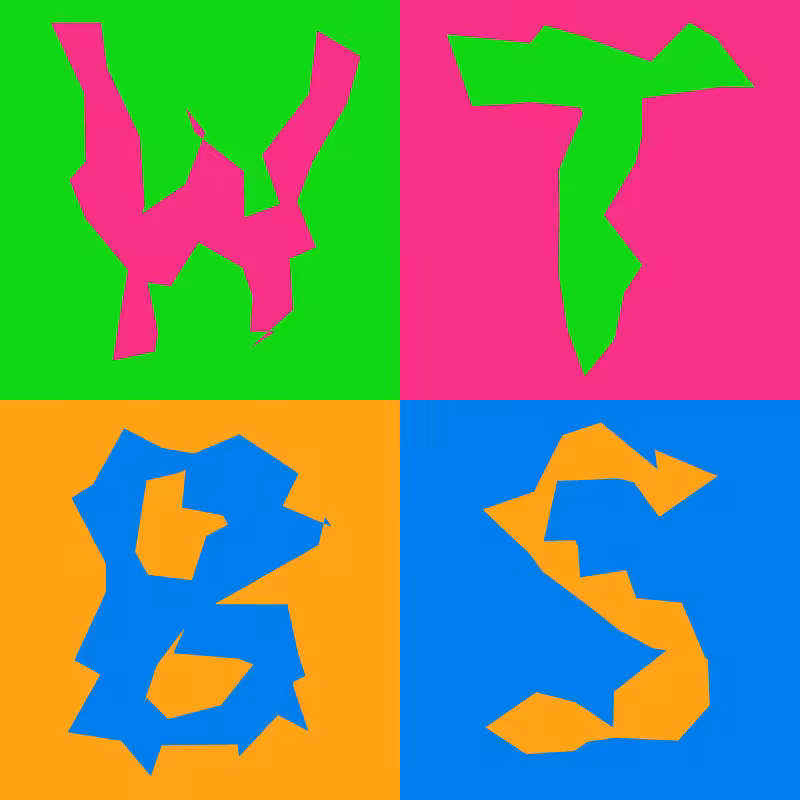 Waiting To Be Signed Logo with Wobbles #306