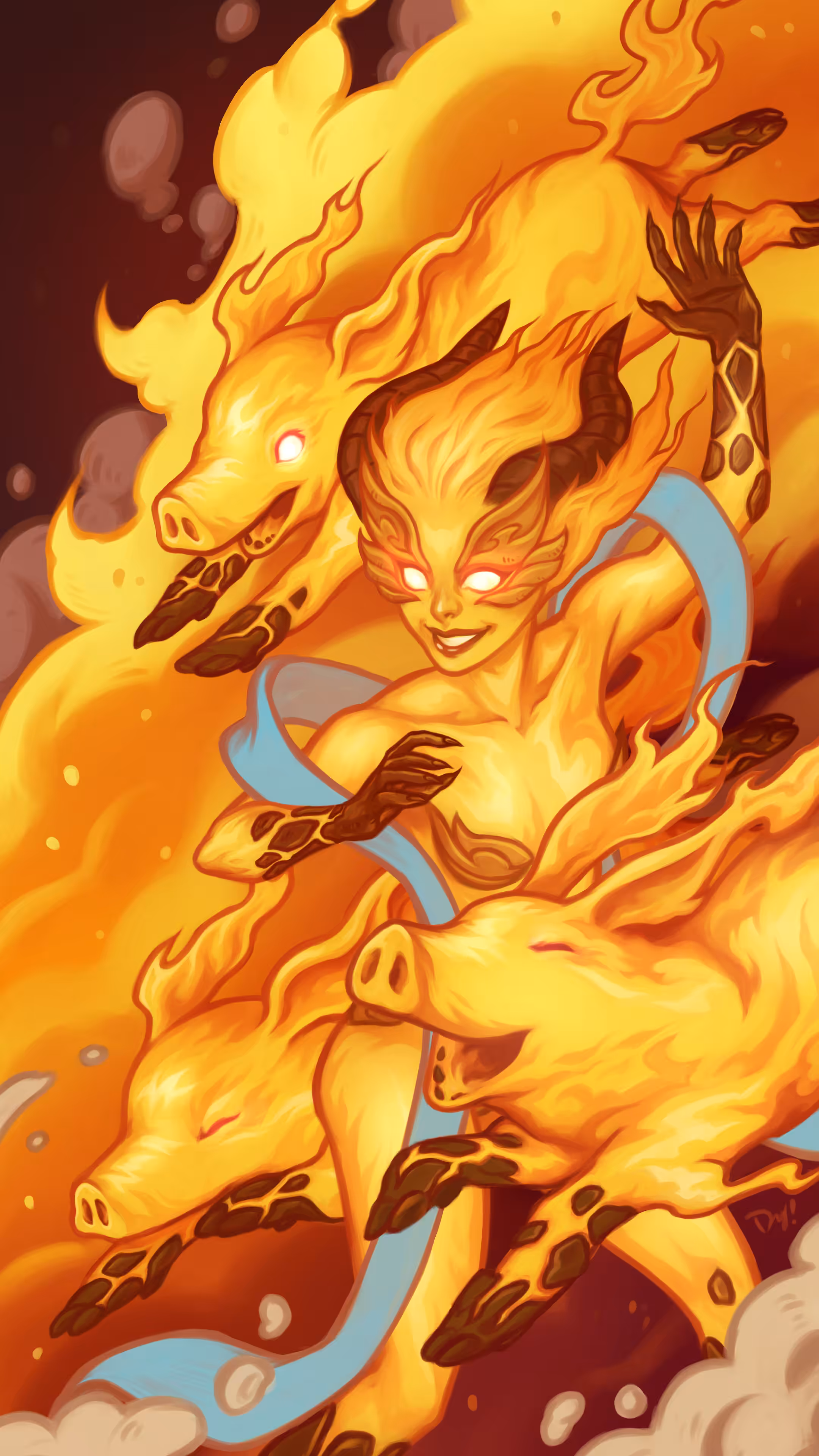 Fire Pig by Caroline Dy