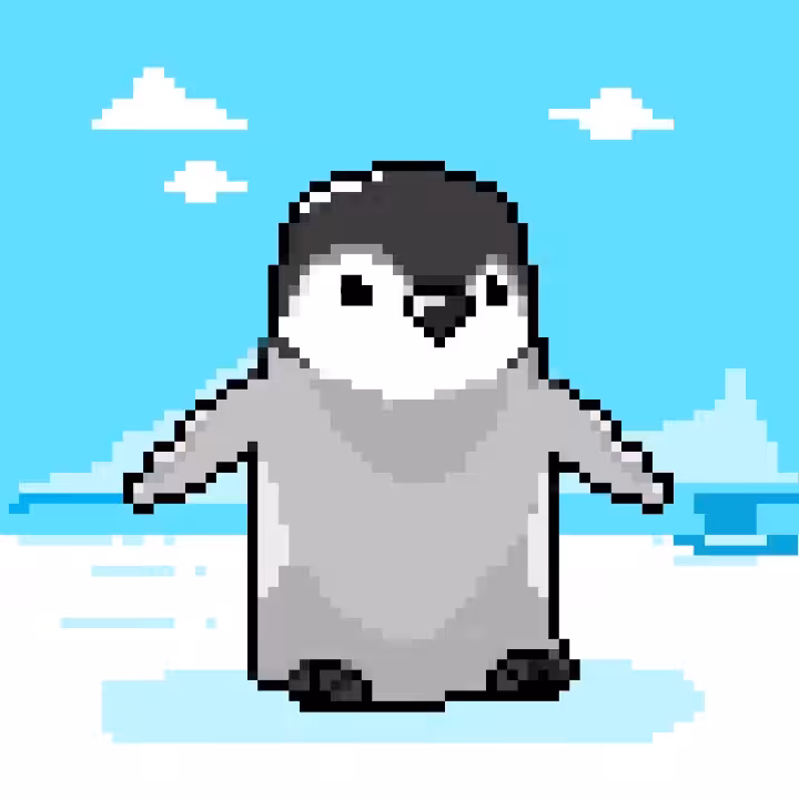 The Fluffy Happy Penguin