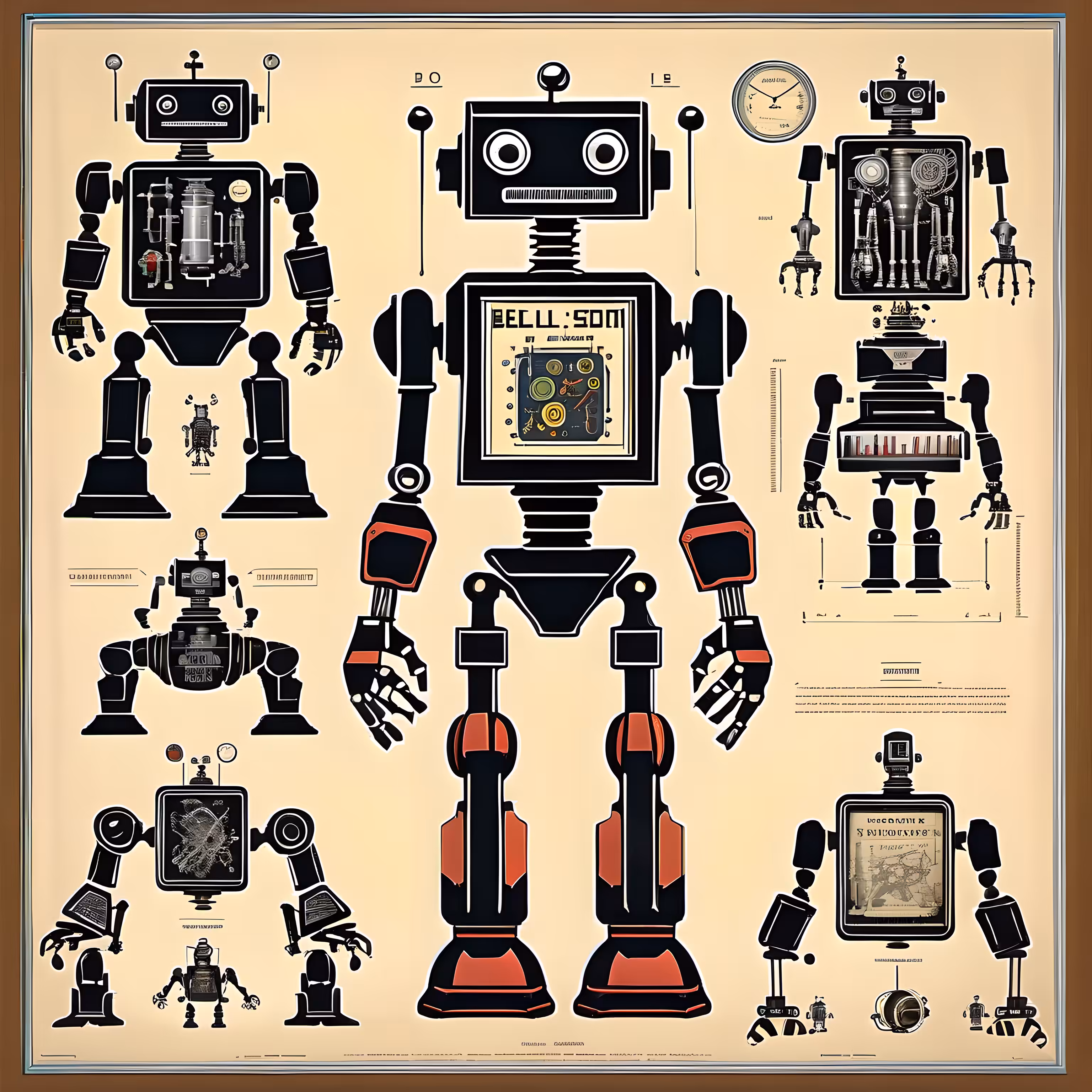 STUDIES ON ROBOTS - 20TH CENTURY #15
