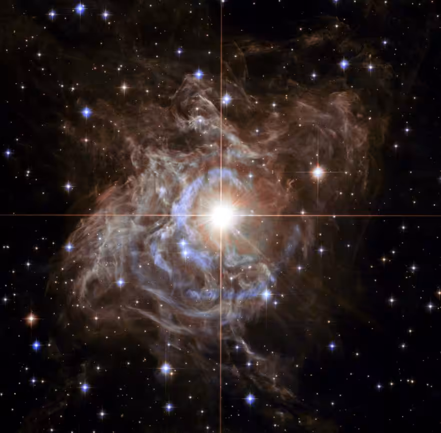 Hubble image of variable star RS Puppis