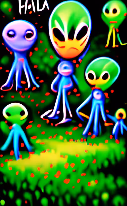 Impressionist Aliens 4