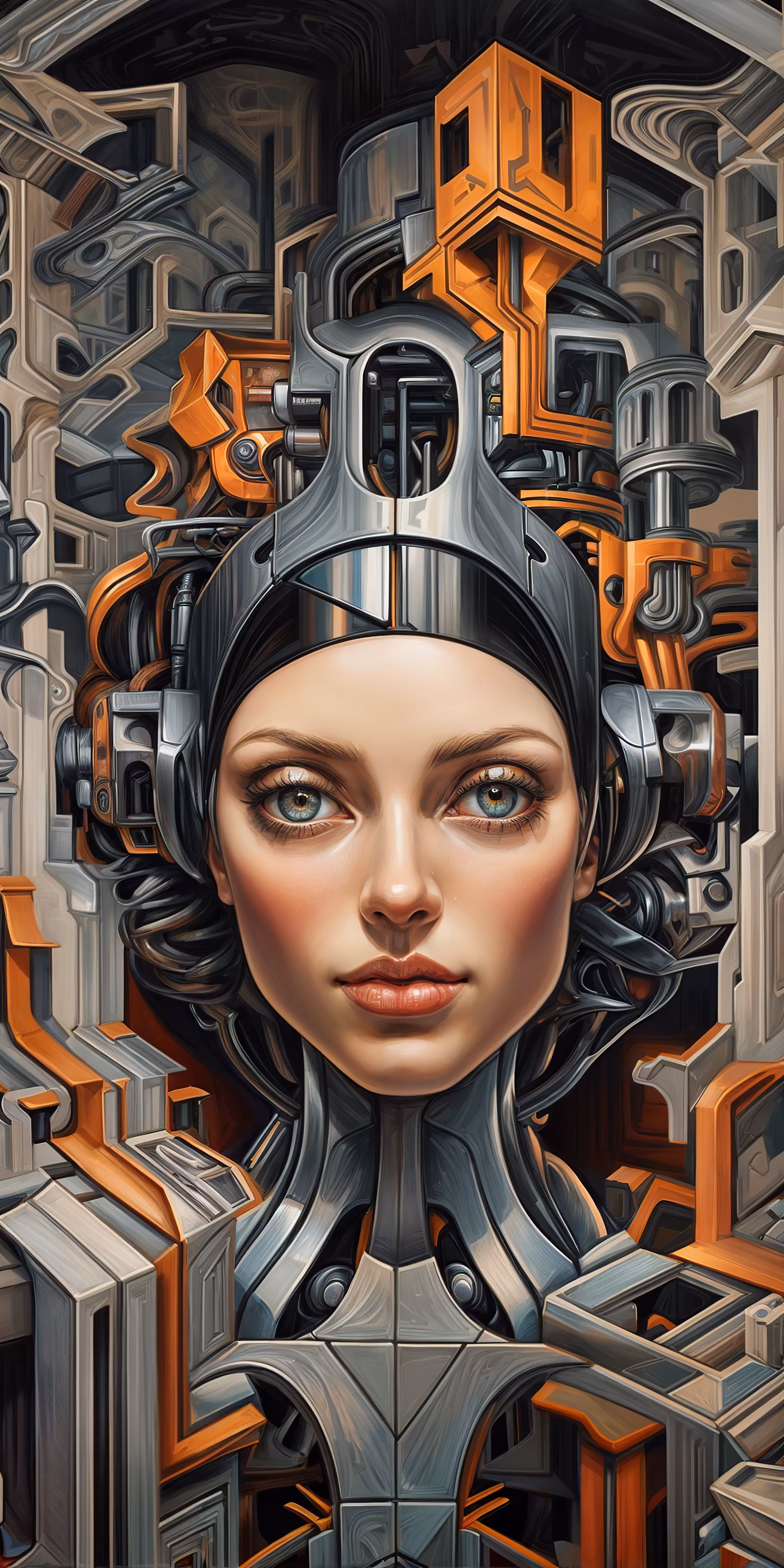 The Escher woman interpretation