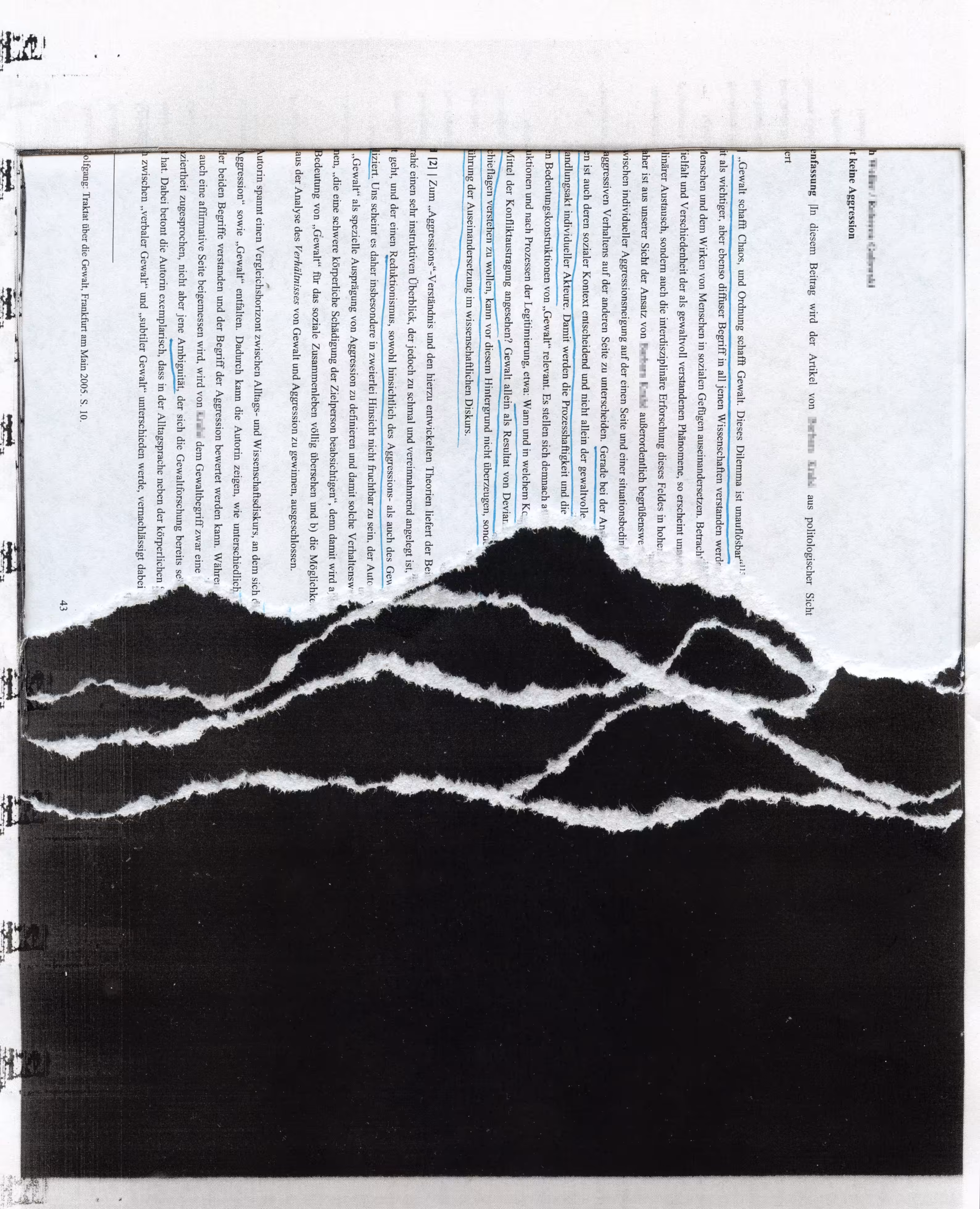 violent rains on paper mountains