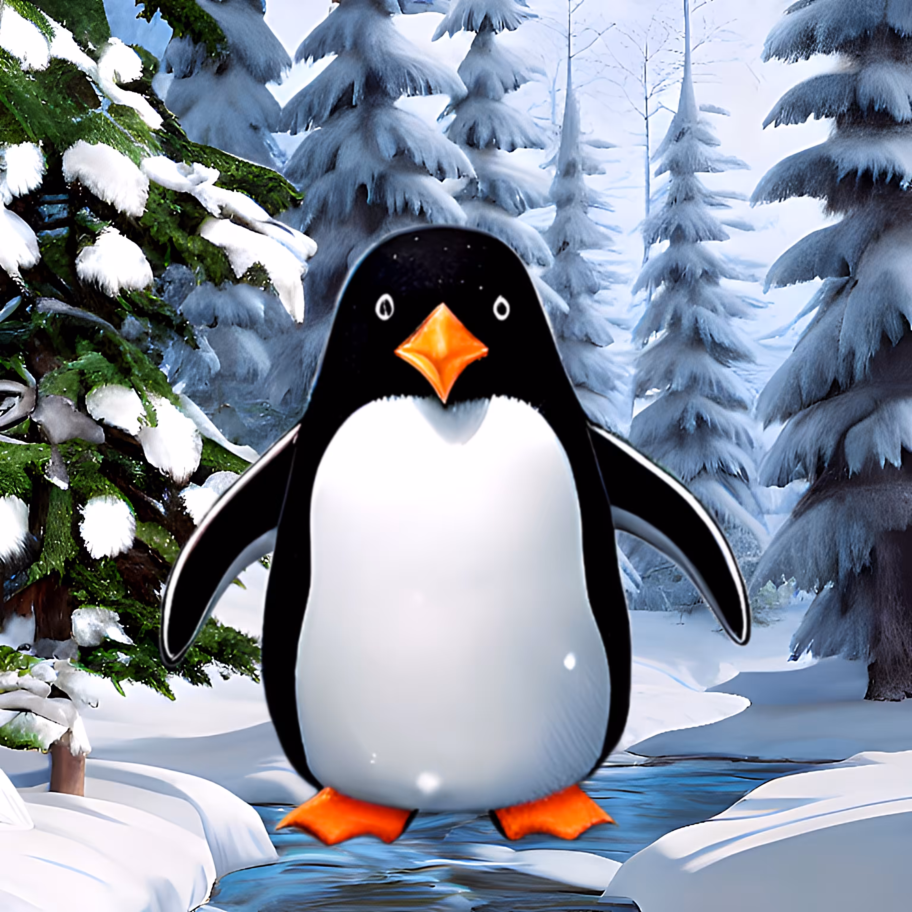 Perky Penguin