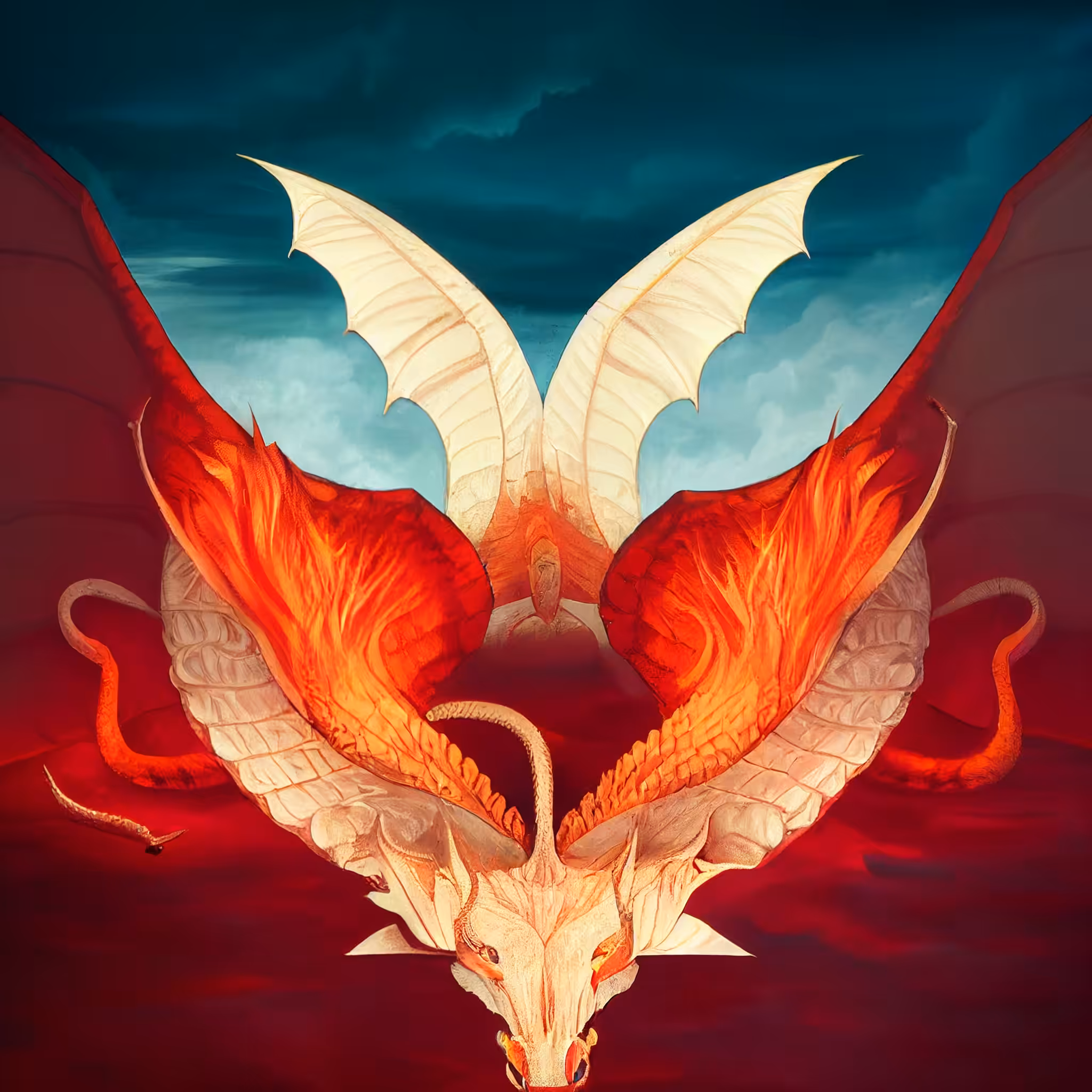 Dragons in fantasy land