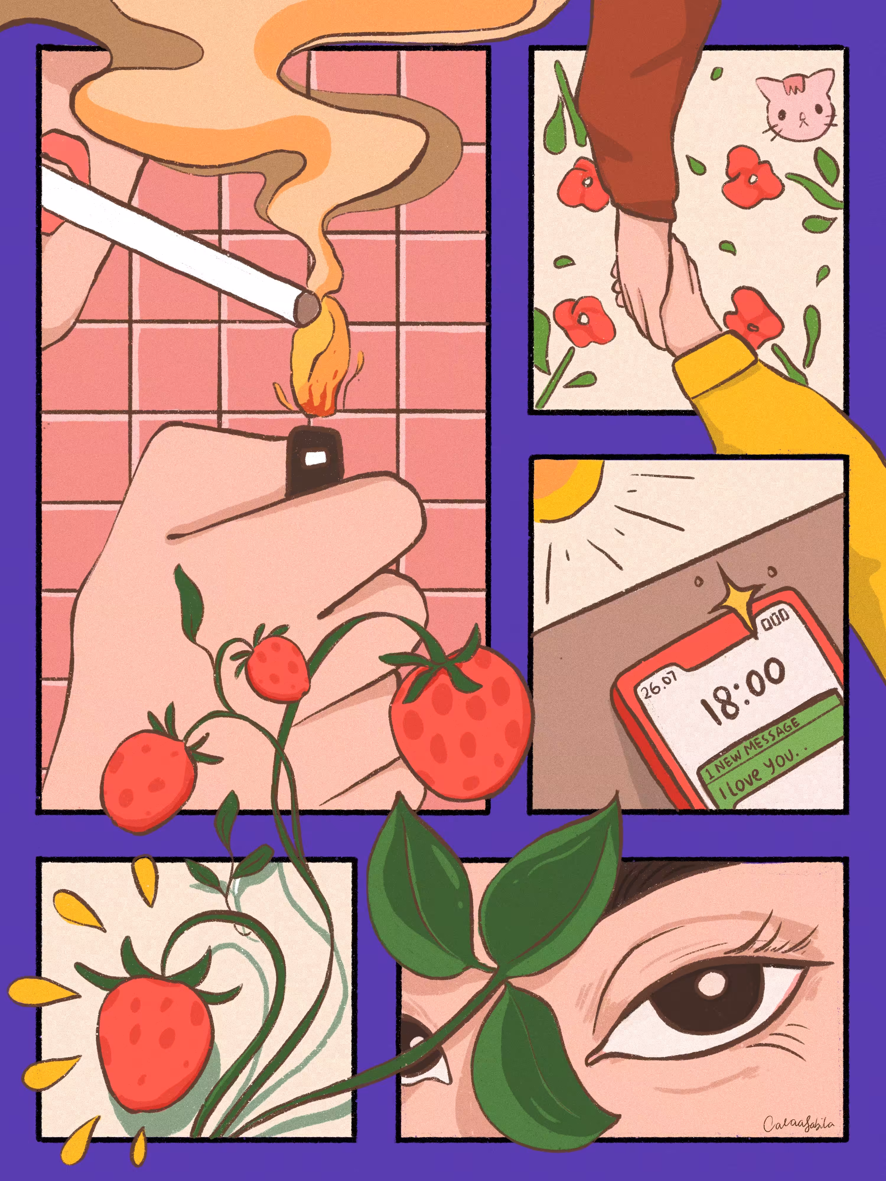 Strawberries and Cigarette
