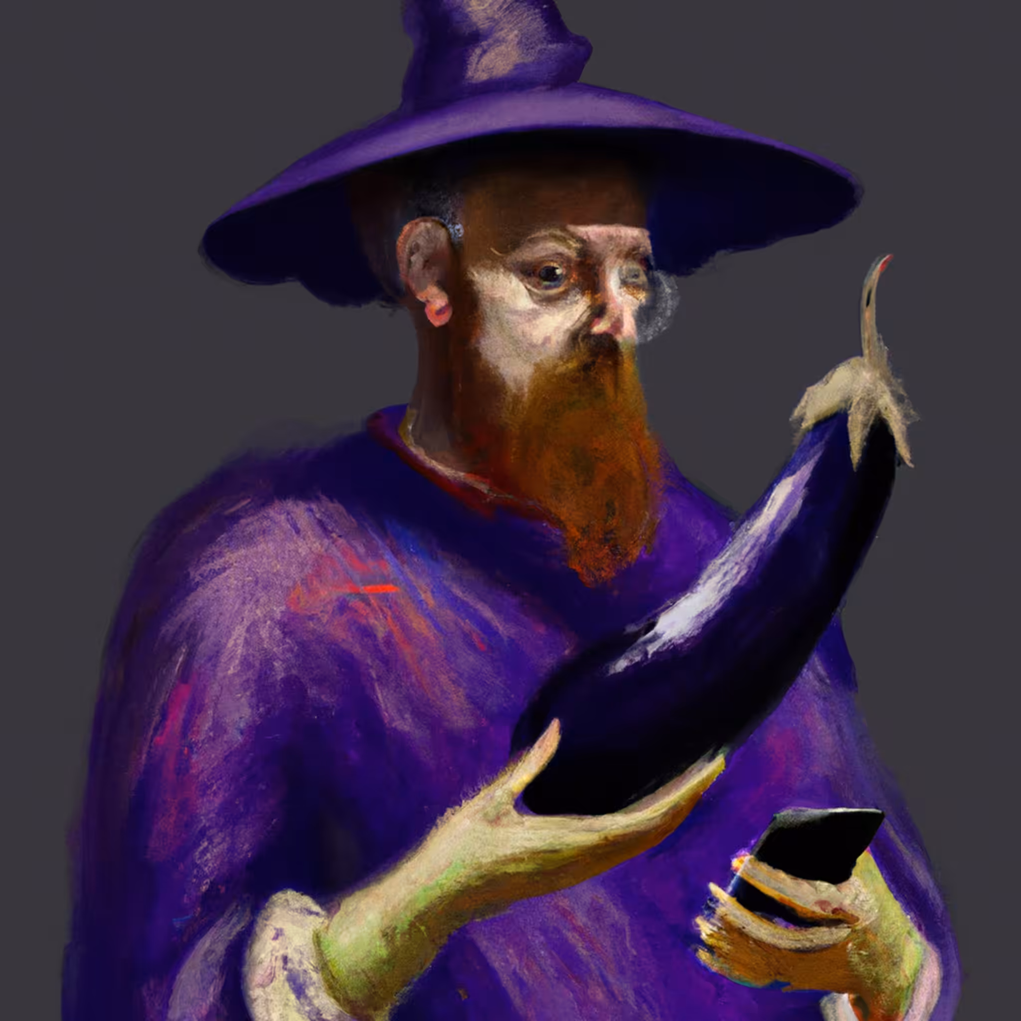 Wizard Faking a Dick Pic
