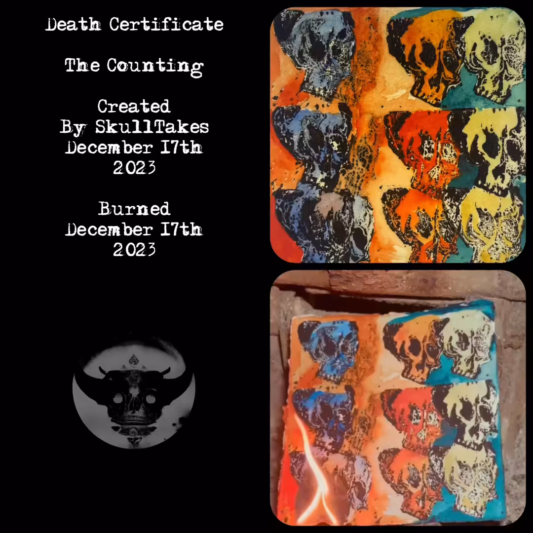 Death Certificate: The Counting