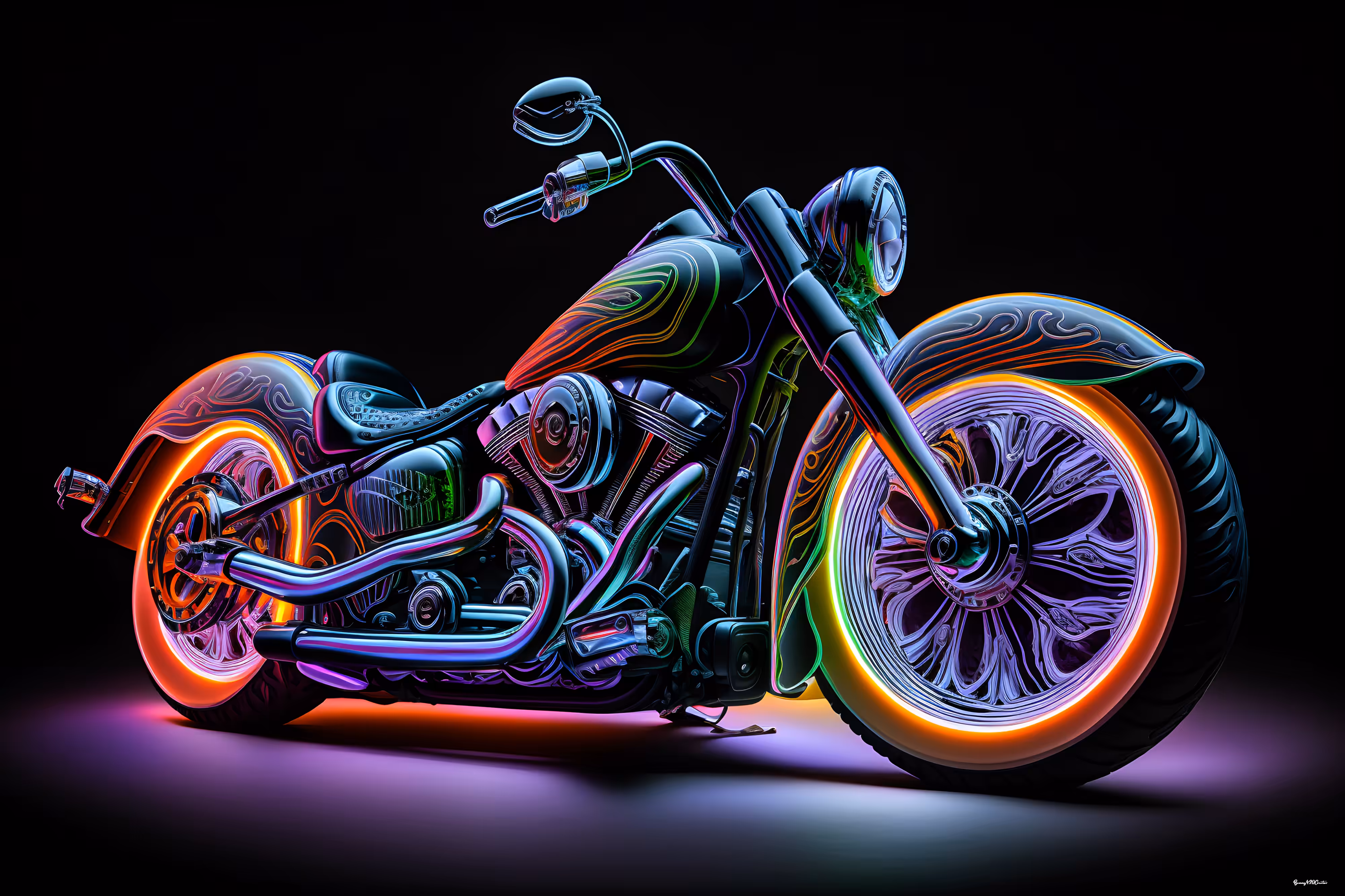 Grunge Motorbike #2