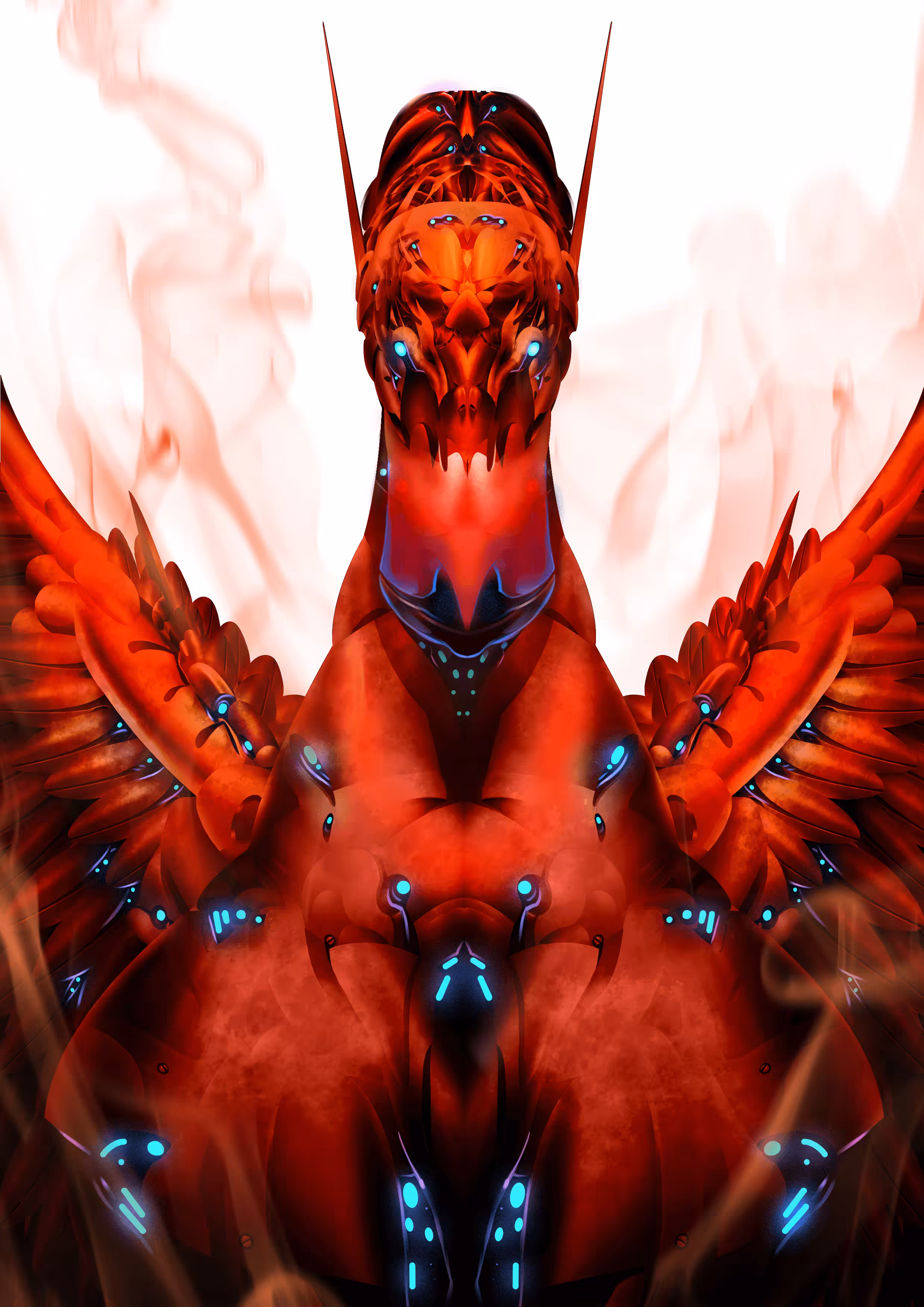 CYBORG RED SWAN #046s