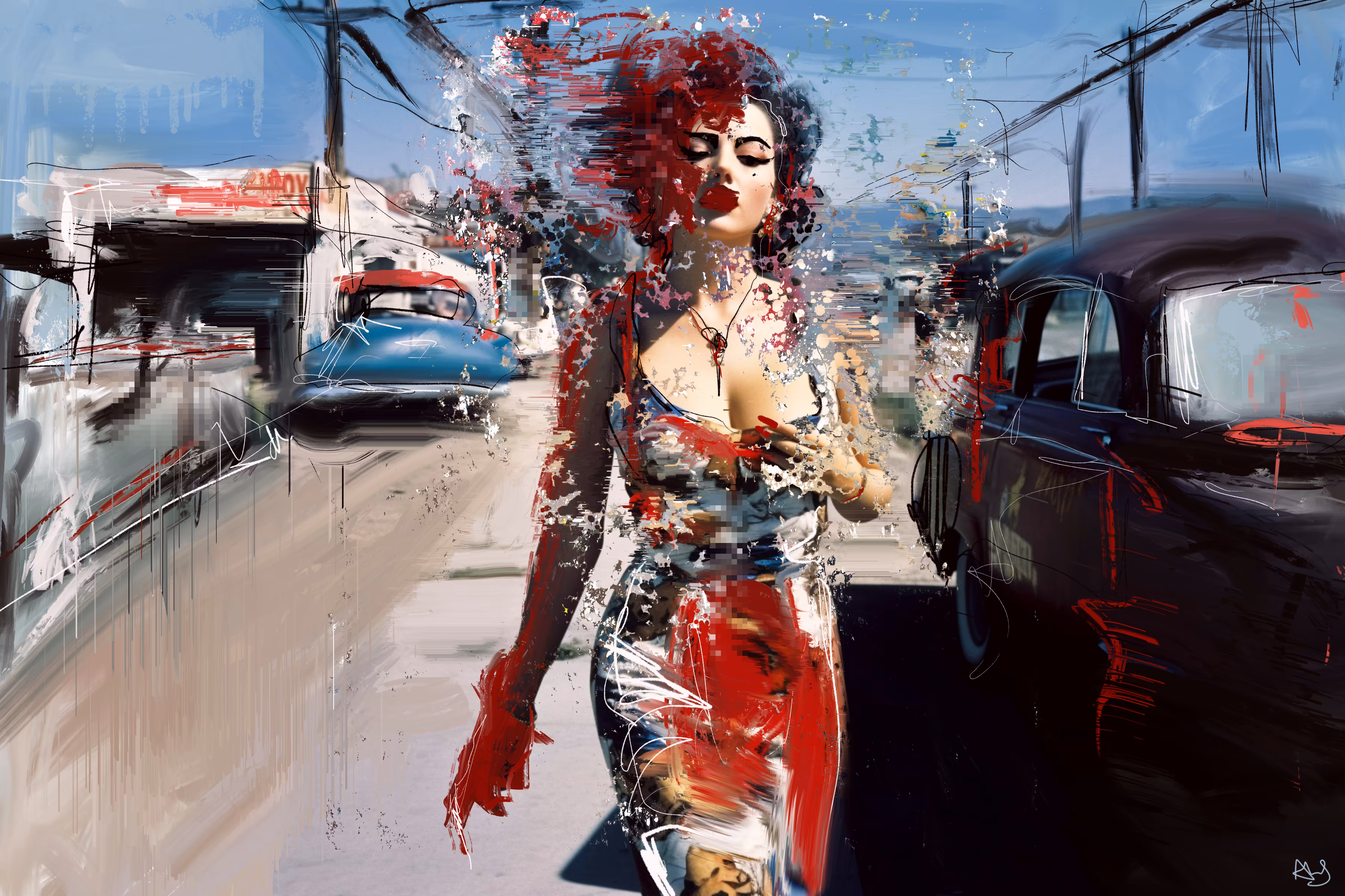 RITA'S DEPARTURE - HOLLYWOOD PIXELATIONS