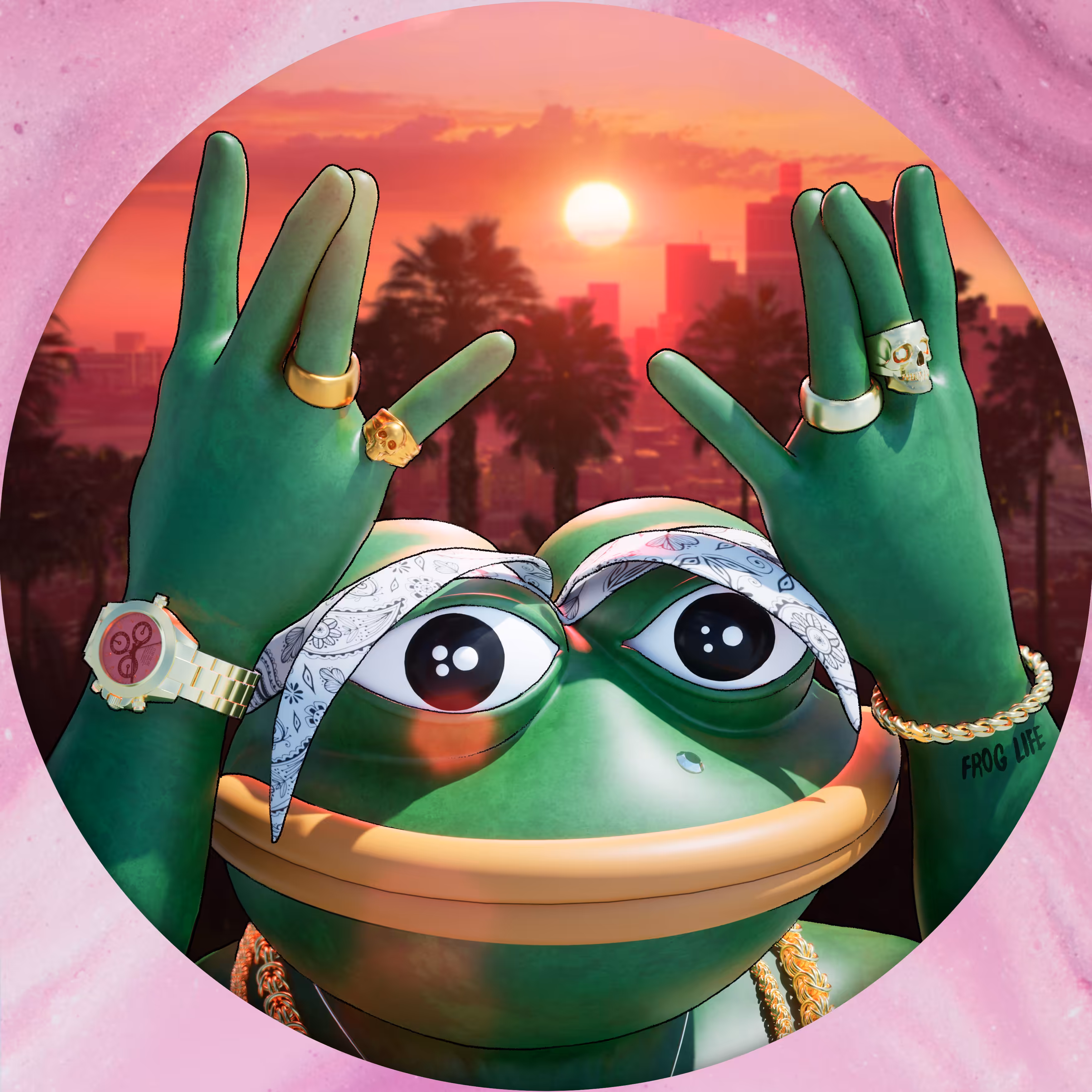 SKULLS OF PEPE 1/1: 2PAC PEPE SKULL