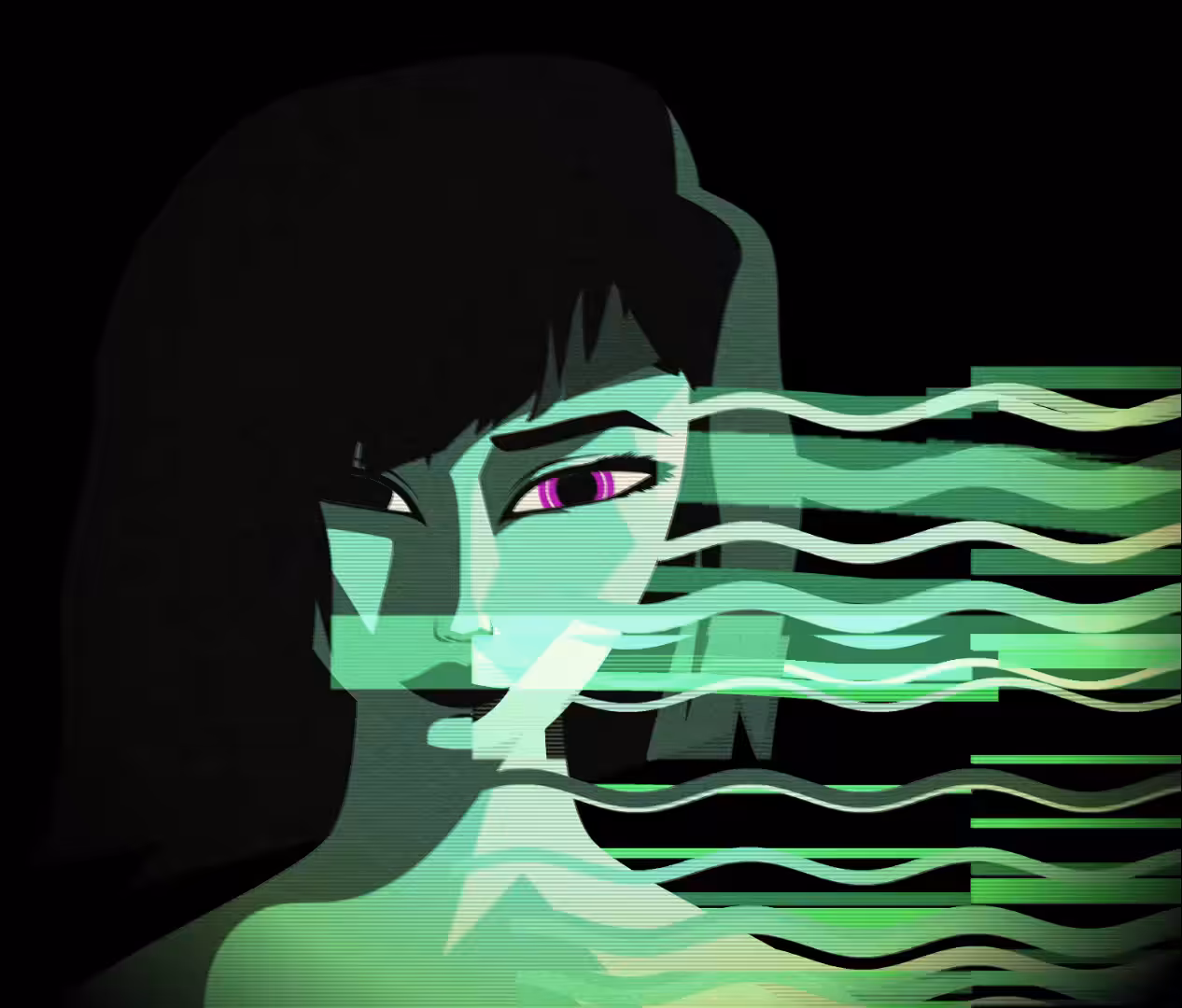 vectorArt:glitchGirl