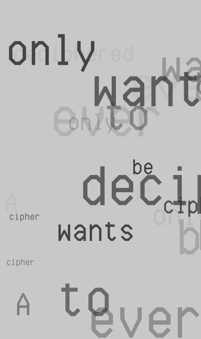 CRYPTIC POEMS #33 | AOLS #208