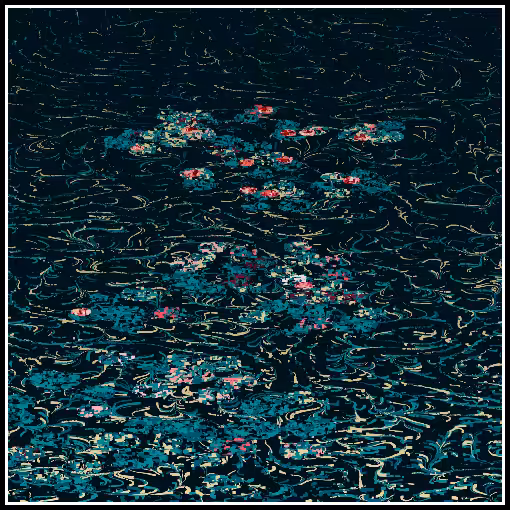 Polluted water lilies #61