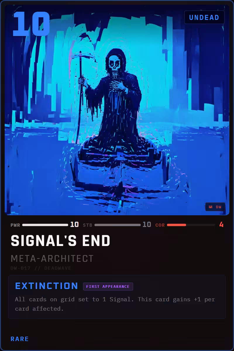 Signal's End — Meta-Architect