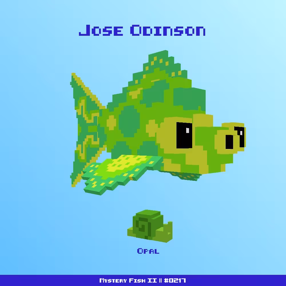 Jose Odinson :: Mystery Fish 0217/1000
