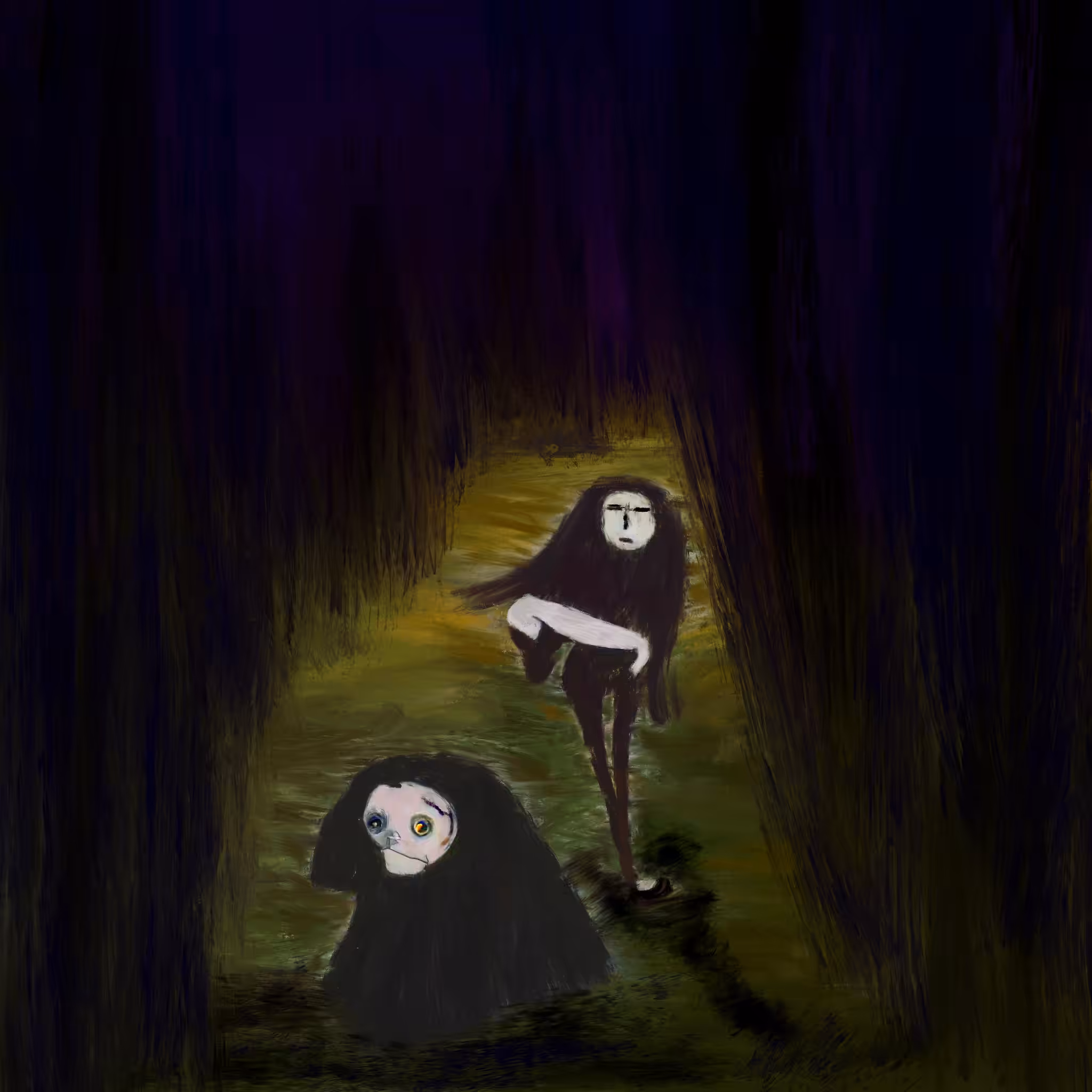 they were walking