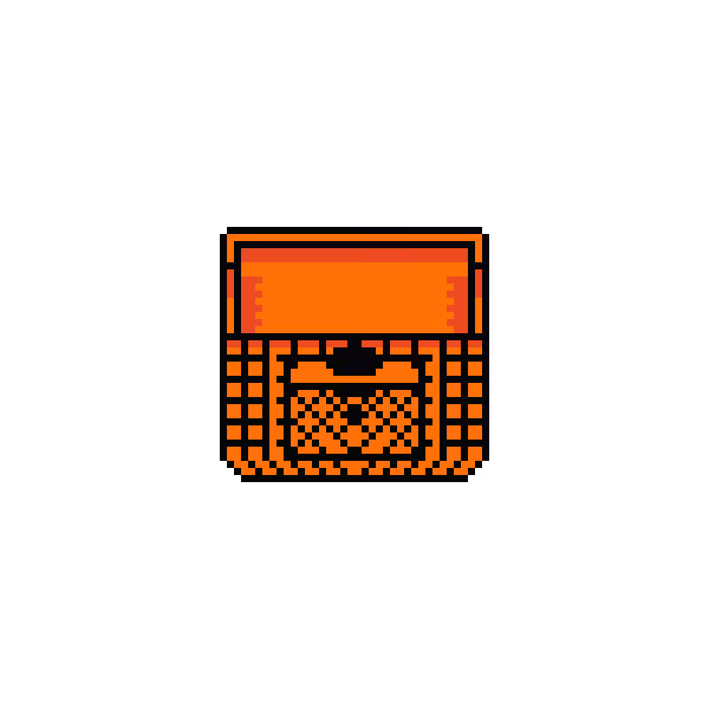 Vinyl Crate Orange