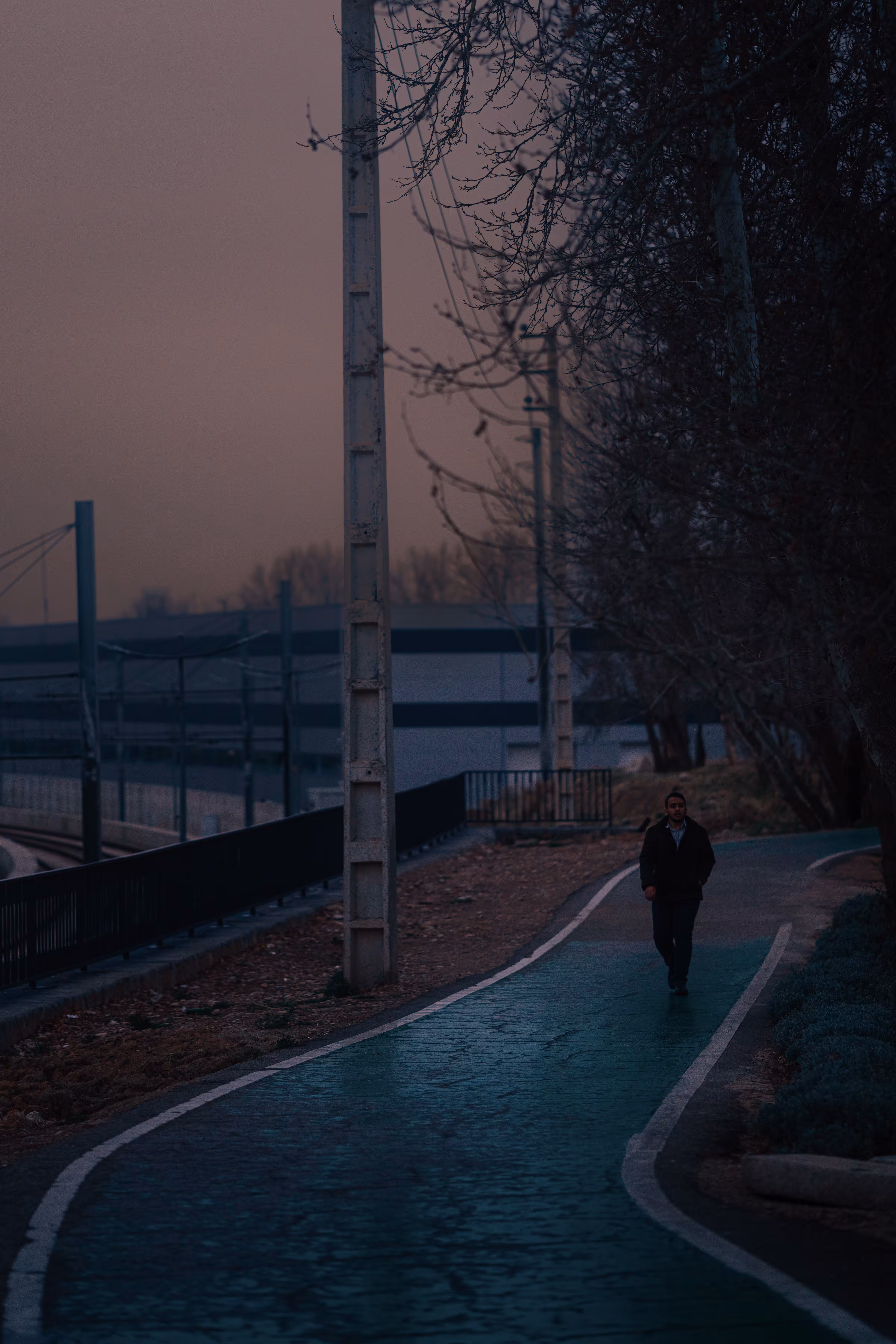 All alone
