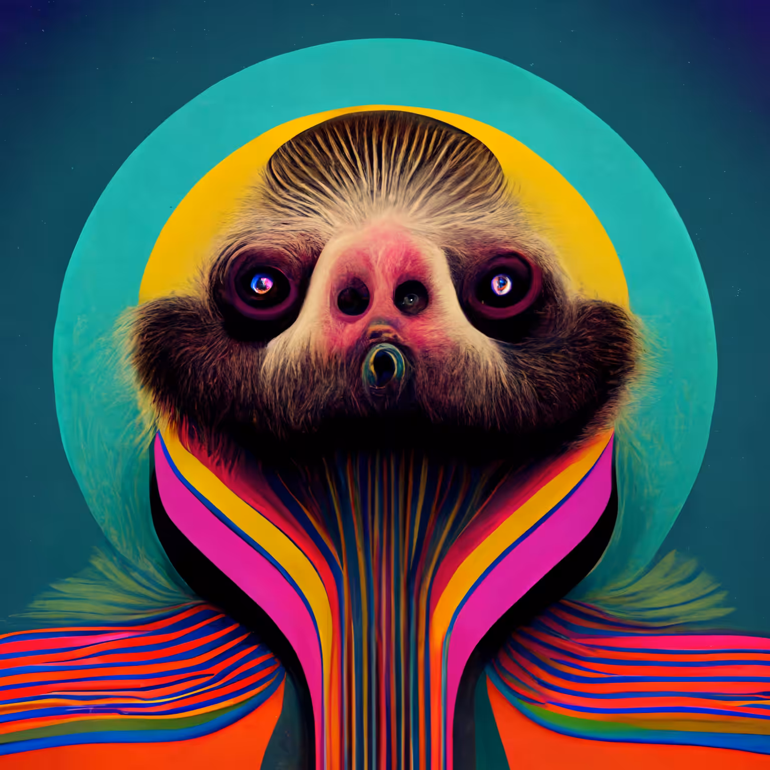 Psychedelic Sloth 49