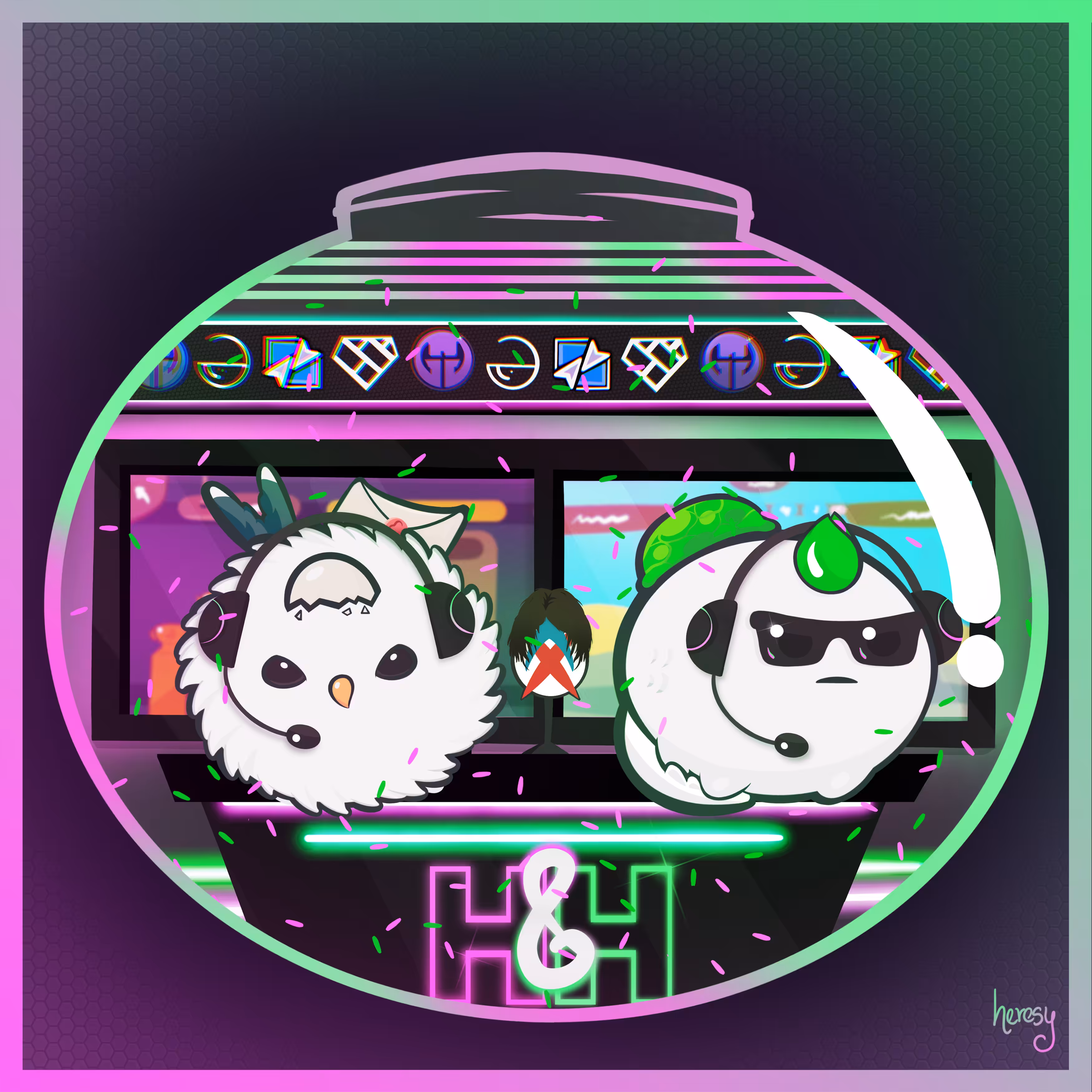 Axie Casters ImA GEM and Cool Brett Jr.