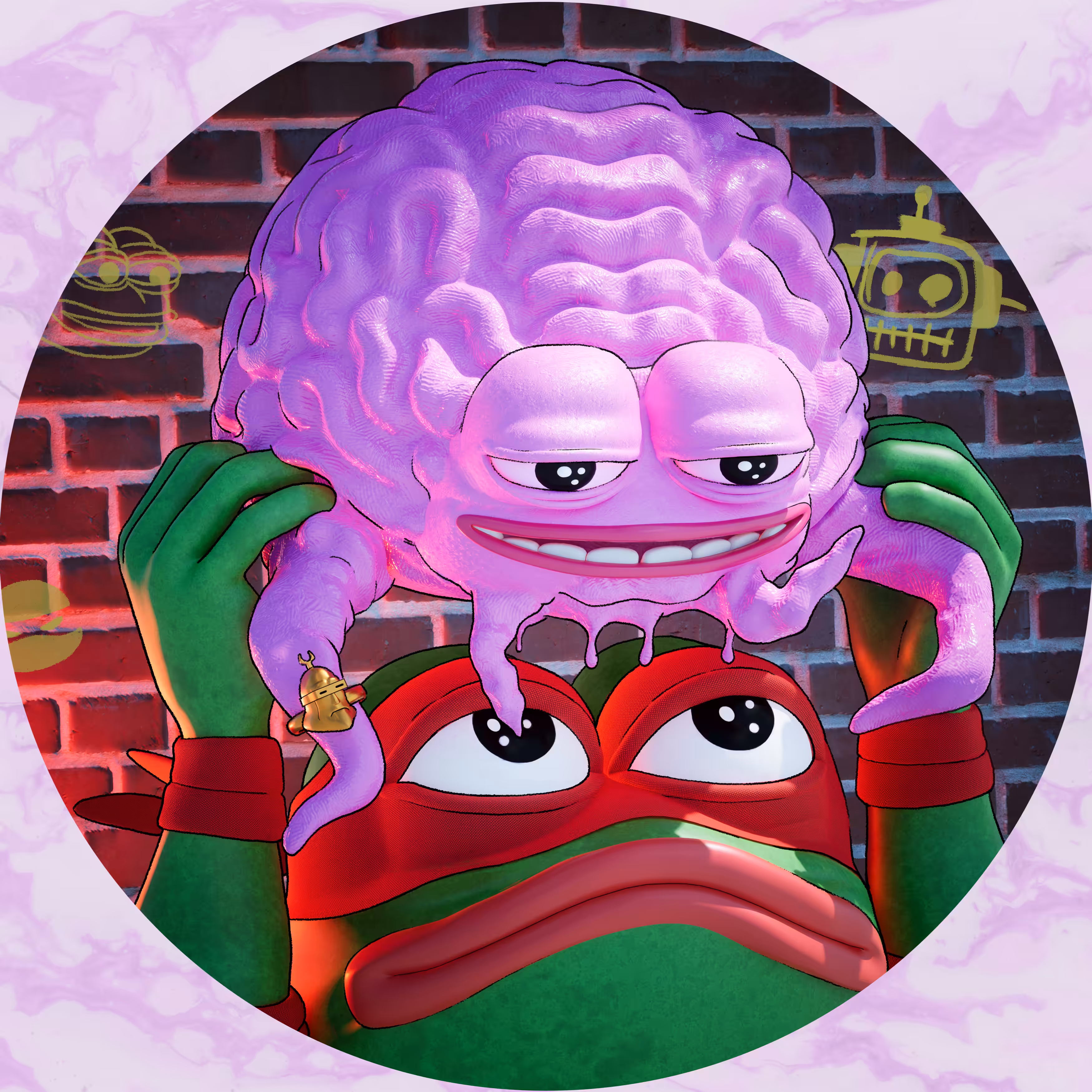 KRANG PEPE SKULL