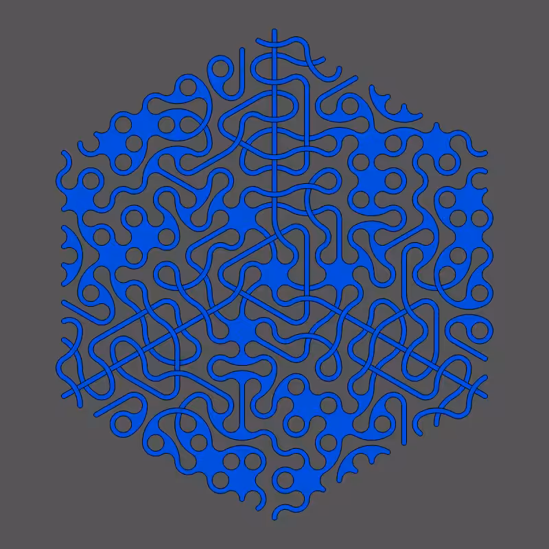 Threefold Symmetry - Dark Variations #432