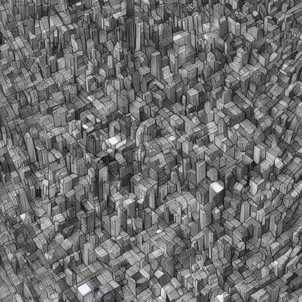 Geometrical city #4