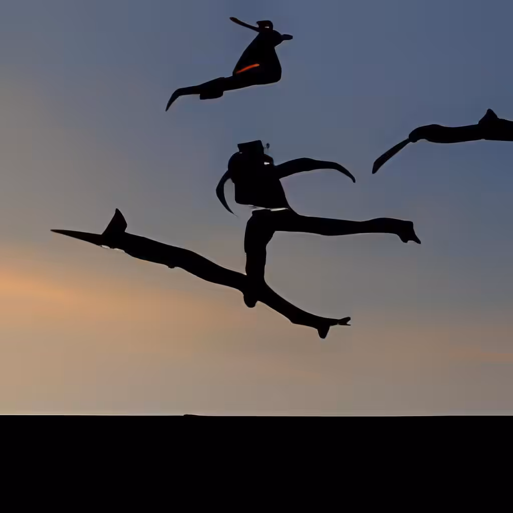 flying people