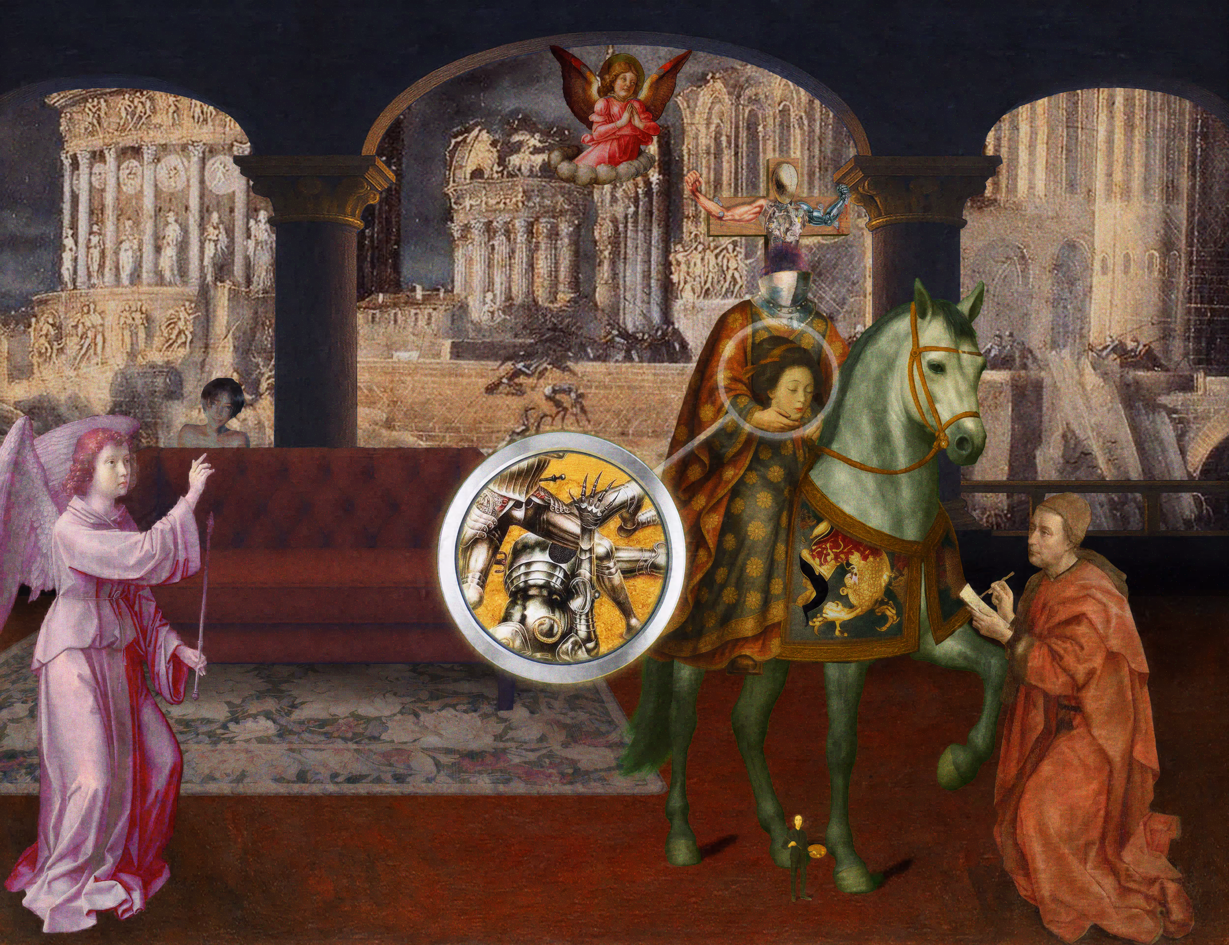 The Pilgrim’s Living Room Crucifixion; Mona Lisa Hyper-Gamble #165