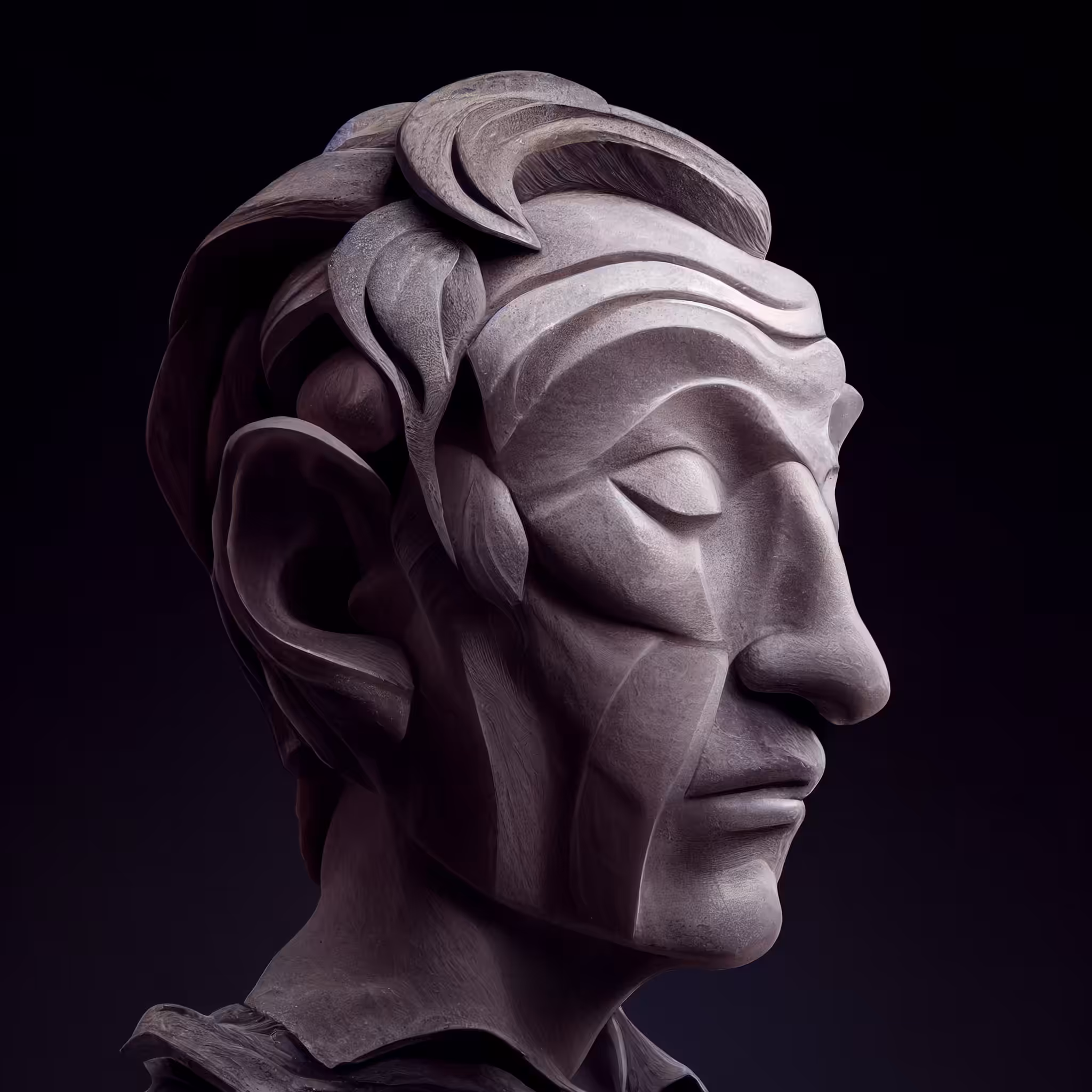 Land of the AI: Untitled Sculpture of a Man