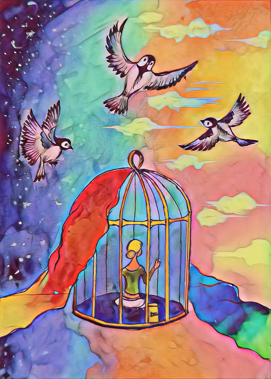 the cage